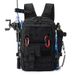 Baitcaster Bag Outdoor Backpack, Tactical Camouflage, Hiking Bag, Travel Large-capacity Waterproof Fishing Bag_desvips.com