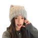 Cat Ear Knitted For Women, Autumn And Winter New Japanese Style Warm Cute Knit Hat, Korean Version Thickened Versatile_desvips.com