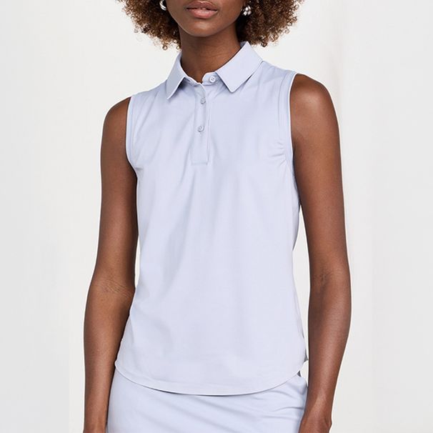 001 Cross-Border New Polo Collar Sleeveless Sports Vest Breathable Outerwear Training Fitness Golf Quick-Dry Tennis Wear For_desvips.com