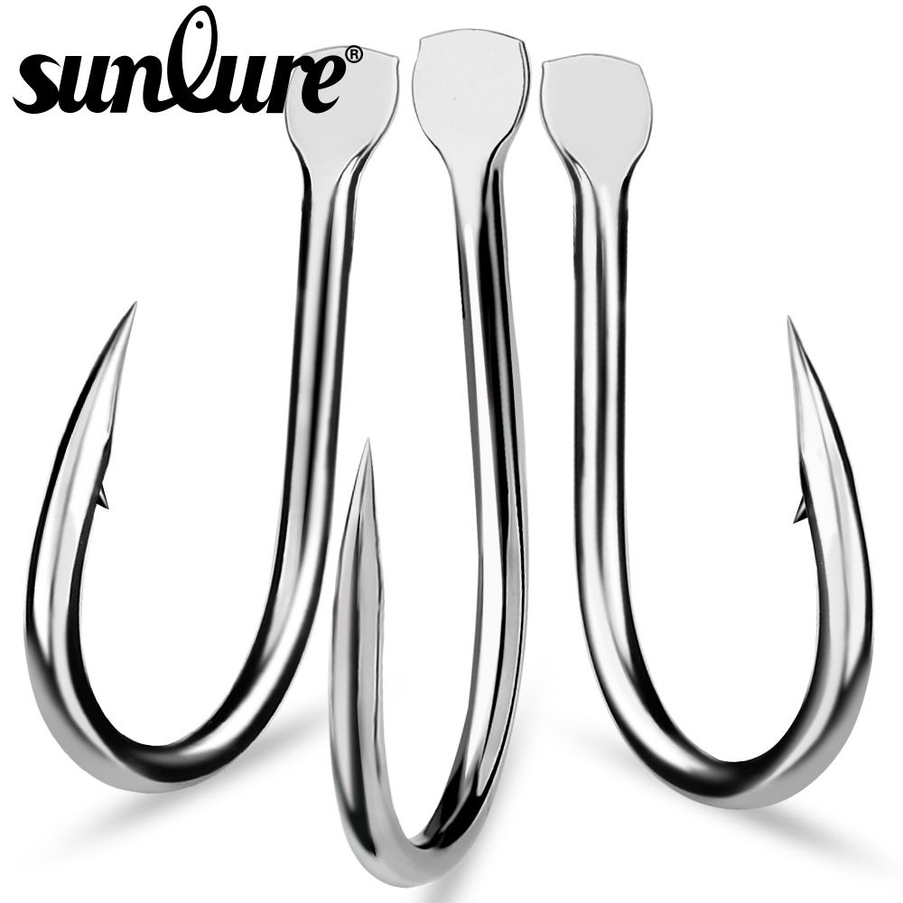 Lure Big Bluefish Sea Anchor Fish Thickened Crooked Mouth Large Maruyo Loose Single Fishing Gear Hook_desvips.com