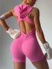 women's clothing new one piece swimsuit metallic color deep v mesh splicing tight one piece swimsuit_desvips.com