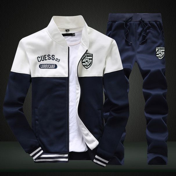 Men's Spring And Autumn Youth Sportswear Casual Couple Sportswear Plus Size Running Sportswear Set_desvips.com