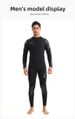 3mm Men Long Sleeve Thickened Cold-proof Warm Diving Women One-piece Sunscreen Snorkeling Surfing Suit Hooded_desvips.com