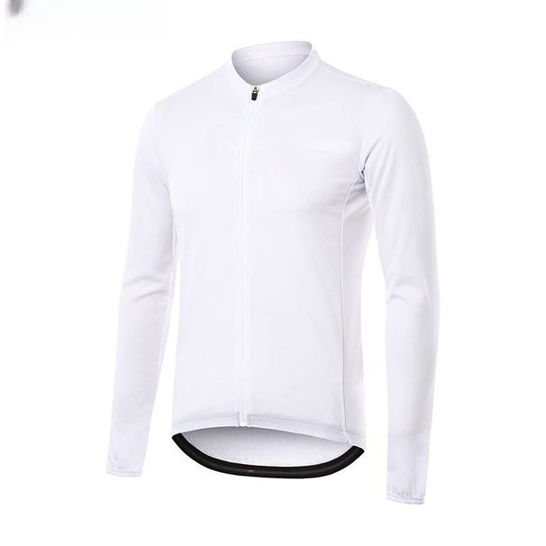 NOKO-ARSUXEO Professional Cycling Clothes Road Bike Men's Quick-drying Breathable Spring And Summer Top Long Sleeve Solid Color Zipper_desvips.com
