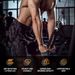 Double-Ended Bicep Training Rope, Gym Accessory, Surface Handle, Black Double-Ended Pull-Up Rope_desvips.com