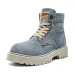 Breathable Winter Denim Ankle Retro Work Boots Platform Mens Casual Handmade High Top Shoes 241105_desvips.com
