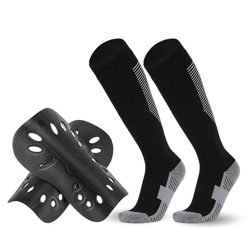 Shin Guard Football Socks And Shin Guards Combination Set For Adults, Children, Men And Women, Color Pattern Professional Sports Competition Socks_desvips.com