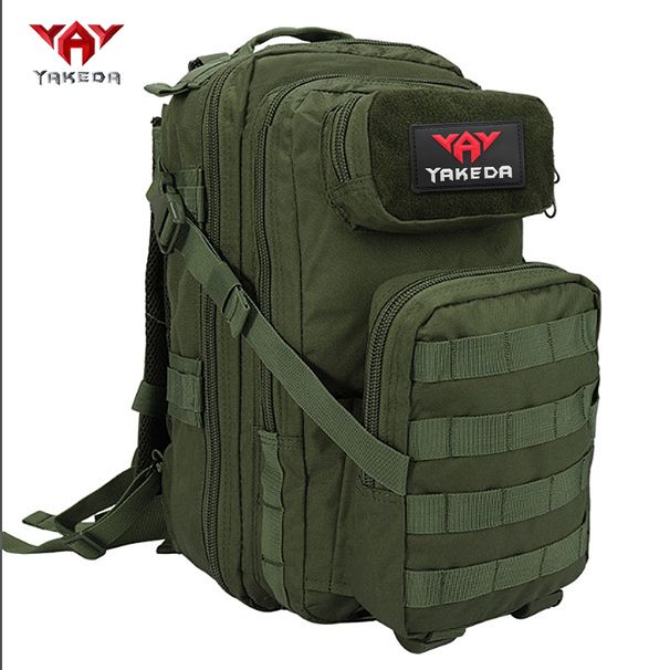 YAKEDA 26L Functional Sports Backpack 600D Polyester Tear And Wear Resistant Material With Multi Layer Pockets_desvips.com