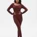 Seamless High-Waist Long Sleeve Yoga Bodysuit - Stretchy Full-Length Workout Jumpsuit For Women, Tummy Control & Breathable_desvips.com