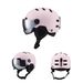 The new Snow Mirror integrated ski helmet can be adjusted for adult men and women's basic warm single and double board snow helmet_desvips.com