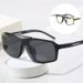 Cycling Eyewear Flip Up Sports Sunglasses Dual Purpose Wind And Sand Proof Sunglasses Polarized Outdoor Cycling Glasses Set_desvips.com