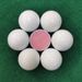 Factory Direct Colorful Double Layer Practice Gift Glow-in-the-Dark Golf Balls_desvips.com