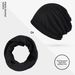 Winter Pullover Hat For Men And Women, Cotton Solid Color, Versatile, Face Slimming, Windproof, Warm, Beanie, Slouchy_desvips.com