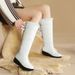2025 Winter Waterproof Down Cotton Snow Boots Women's Mid-tube Boots Round Toe Thick Sole Thick Fur Comfortable And Warm Cotton Shoes_desvips.com