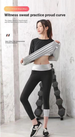 Cross-border Sweat Suit Set, Sports Sweat Pants, Five-point Sweat Pants, Sweat Pants, Women's Running, Fitness, Yoga Trousers_desvips.com