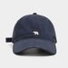 Polar Bear Embroidered Baseball Hats For Men And Women, Wide Brims To Show Face, Small Retro Hats, Soft Top Duck Tongue_desvips.com