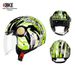 Qike Electric Bike Helmet Unisex Half Helmet Three Quarter Motorcycle Helmet Winter Warm Safety Helmet For Men And Women_desvips.com