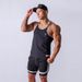 Men's Activewear Summer New Style Sports Running Training Fitness Vest For Men, Solid Color, Slim Fit, Trendy Men's Clothing_desvips.com
