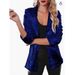 Women's Clothing new commuter style cardigan lapel long sleeved sequined casual suit_desvips.com
