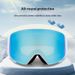 New Releases In December Flip-up Ski Double-layer Anti-fog Mountaineering Skiing Goggles 3067 Anti-ultraviolet Outdoor Sports Glasses_desvips.com
