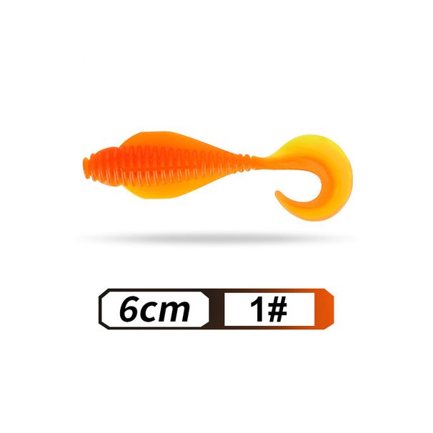 WEIHE 5pcs Soft Plastic Fishing Lure 6cm 8cm 10cm Artificial Worm Bait For Freshwater Saltwater Floating Trout Lures Made PVC_desvips.com
