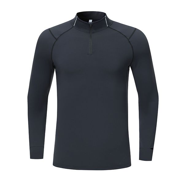 KOOSSOASIS Autumn/Winter New Arrival Stand Collar Casual Outdoor Comfortable Sports Top, Running Fitness Sports Quick-Drying Long-Sleeved Men's Shirt_desvips.com