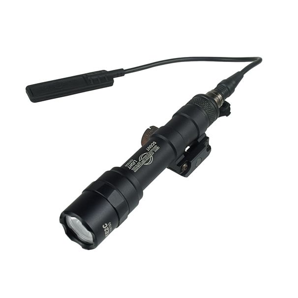 Cross-border M600B High-Brightness LED Aluminum Alloy Tactical Flashlight Outdoor Lighting High Lumen With Mouse Tail_desvips.com