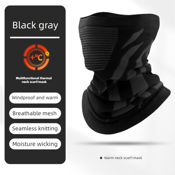 Men's Cycling Mask Autumn Winter Cold-Proof Warm Gaiter Mountaineering Running Neck Warmer Breathable Seamless Scarf_desvips.com