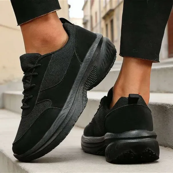 Fashion Step Women's Casual Sneakers Breathable Mesh Non-Slip Design Walking Shoes Suitable For Spring Autumn Wide Foot_desvips.com