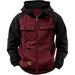 Men's New Fashionable Multi Pocket Hooded Sweatshirt_desvips.com