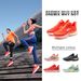 ONEMIX Running Breathable Mesh Athletics Walking Shoes Red Lightweight Women Trainers Sport Sneakers For Men_desvips.com