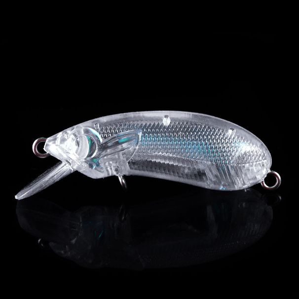10pcs Unpainted Crankbait 5cm 5.8g, DIY Blank Short Lip Wobbler, Long Casting Hard Bait For Trout Bass Fishing Tackle_desvips.com
