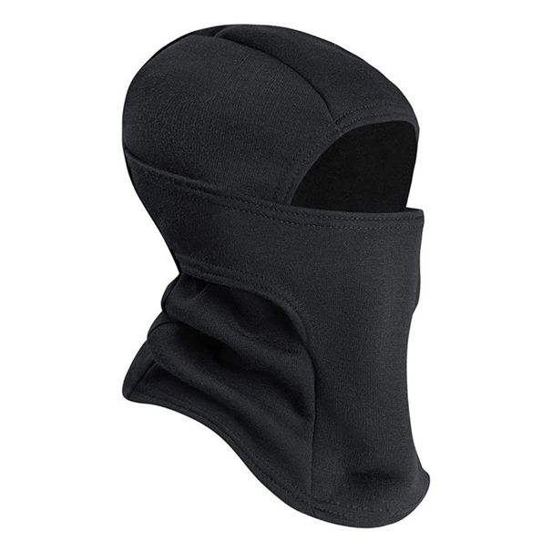 Sports Face Masks Winter Plus Velvet Ski Mask Outdoor Cycling Warm Headgear Fleece Neck Windproof Cold Mask One Piece Hat_desvips.com