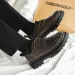 STRONGSHEN Men Casual Leather Thick Soled Formal Fashion Handmade Brogue Business Shoes Oxford Zapatos Hombre 240614_desvips.com
