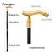 Golden Flower Wheatear Pattern Luxury Fashion Walking Stick For Party Decorative Cane Elegant Crosier Knob Walking Stick 93cm_desvips.com