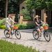 DYU C6 Electric Bike For Adults 26" City Urban E-Bike With Basket 350W Motor 36V 12.5Ah Battery_desvips.com
