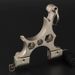 Alloy Slingshot Silvery Multi-purpose Slingshot 9.1*10*1 Cm Suitable For Outdoor Competitions, Fitness Shooting, Hunting, Fishing And Games_desvips.com