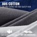 MiiOW 100% Pure Cotton Men Business Dress Long Black White Antibacterial Anti Odor Crew Socks Breathable Sport Sock_desvips.com