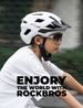 ROCKBROS Children's Boys Girls Bike Helmet With Visor Bicycle Helmet 54-58cm Gift_desvips.com