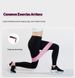 Hip Circle Resistance Bands For Women, 38x8CM Knitted Fabric Booty Bands With Latex, Anti-Roll Non-Slip For Glute Workout, Beginner To Pro_desvips.com