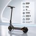SUNNIGOO N6 Smart Electric Scooter - 500W Motor, Fingerprint Unlock, 50km Range, 10" Tires, Double Suspension, Dual Brakes, App Control_desvips.com
