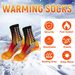 Houkea Ionic Massage Winter Outdoor Sports Skiing Travel Cold-Proof Warm Soft Socks_desvips.com