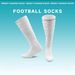 Socks football socks solid color over the knee socks thickened cushioning terry pile socks rugby socks_desvips.com