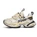 2026 Fashion European Station Vintage Sneakers Youth/Men PU+Mesh Low Top Lace-Up Thick Sole Non-Slip Wear-Resistant Running Shoes_desvips.com