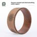 Permu Thickened Home Fitness Equipment Wheel Yoga Cork Durable Back Opening Pilates Circle_desvips.com