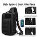 Cross-Border Chest Tactical Single Shoulder Trendy Sports Crossbody Outdoor Waterproof Men's High-End Casual Bag_desvips.com