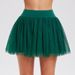COSLEAF Women's Anti-Exposure Tulle Puff Skirt, Elastic Waist Pleated Sports Skirt For Tennis Golf Yoga Fitness, 8 Color Options_desvips.com