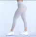 Ignite Matte Sports Pants Gathered Hip Lifting Waist Cinching Seamless All Colors Available Fitness & Body Building_desvips.com