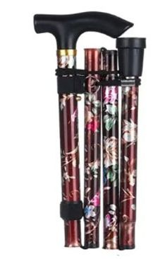 5Level Adjustable Foldable Flower-shaped Aluminum Alloy Walking Stick Portable Elderly Walking Stick Suitable For Outdoor Hiking_desvips.com