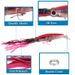 Lure Bait Long Distance Casting Colorful Simulation Squid Bait 23cm/38g With Beard Sea Fishing Bait Fishing Gear_desvips.com